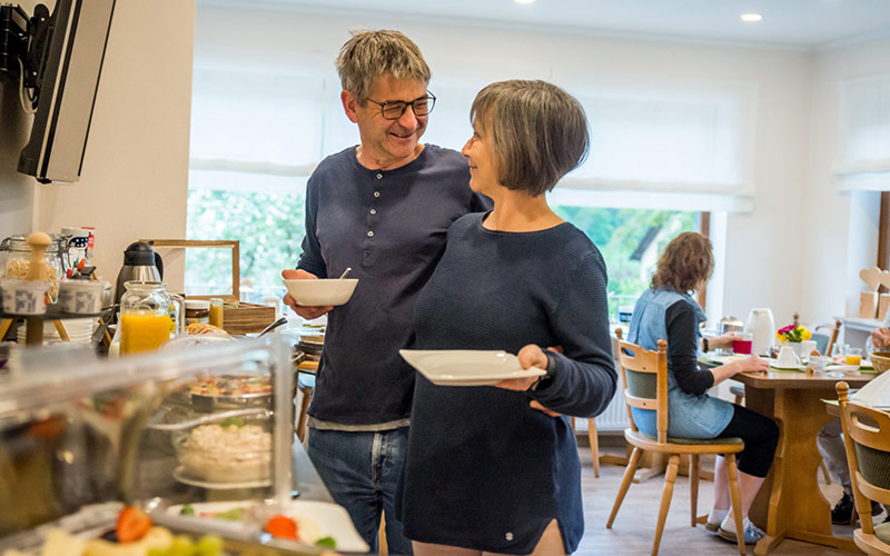 Frühstücksbuffet für unser Gäste